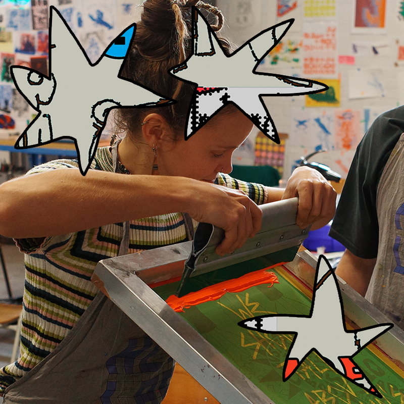 7/11 Printlab workshop: zeefdruk op textiel (€16/€8)