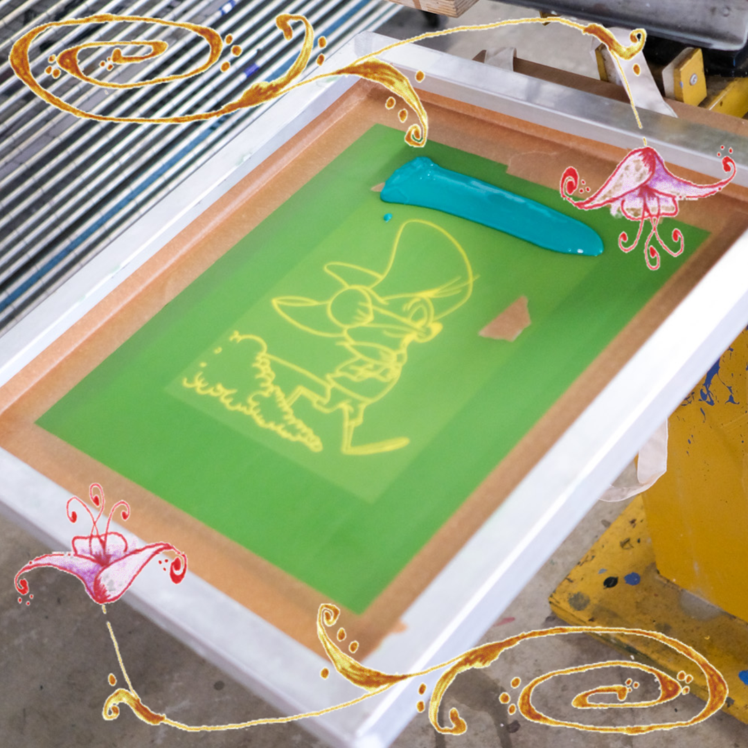 Printlabworkshop: zeefdruk op textiel (€8/€16)